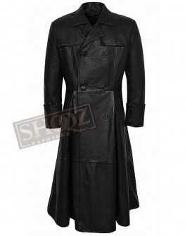 The Matrix Laurence Fishburne Leather Coat